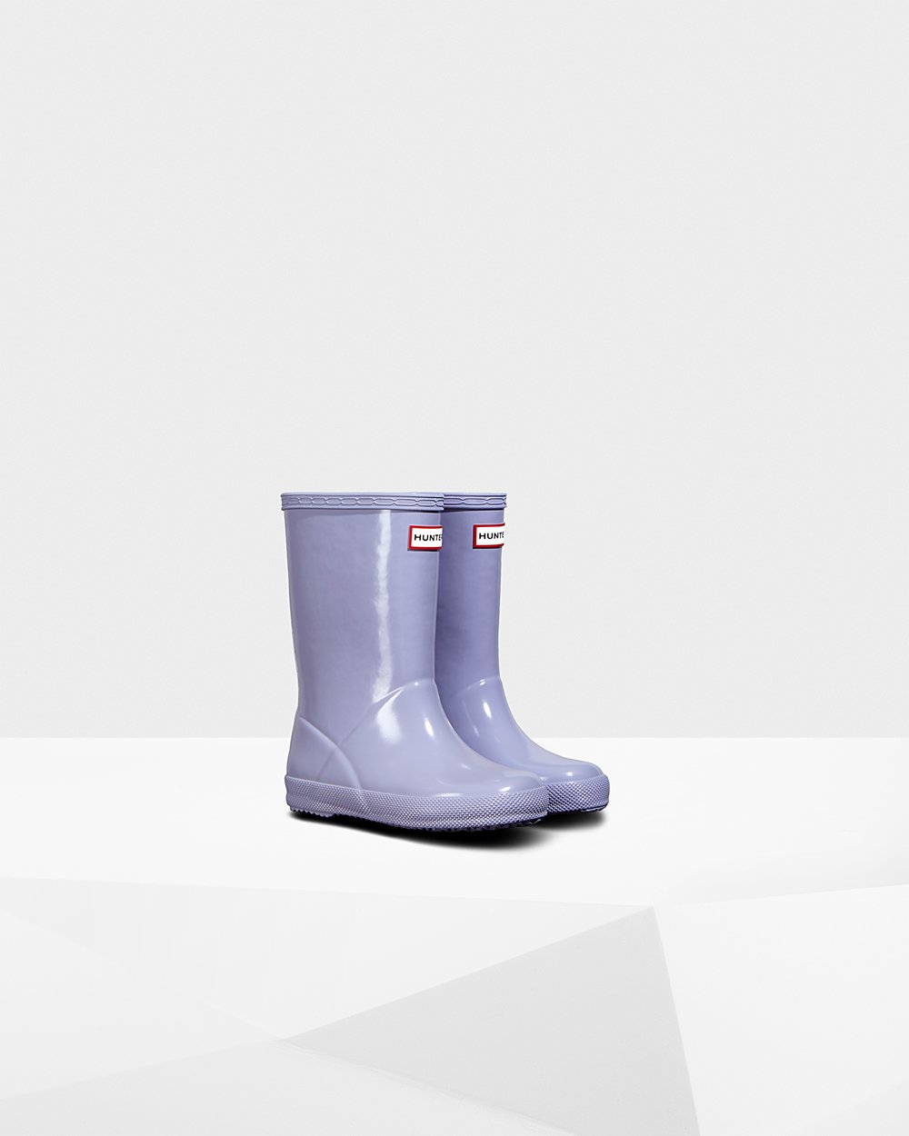 Botas de Lluvia Hunter Niños - Original First Classic Gloss - Morados - MDXNZVK-56